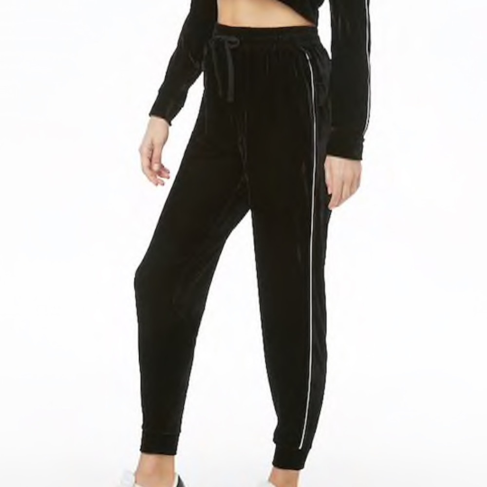 F21 Active Velvet Joggers
